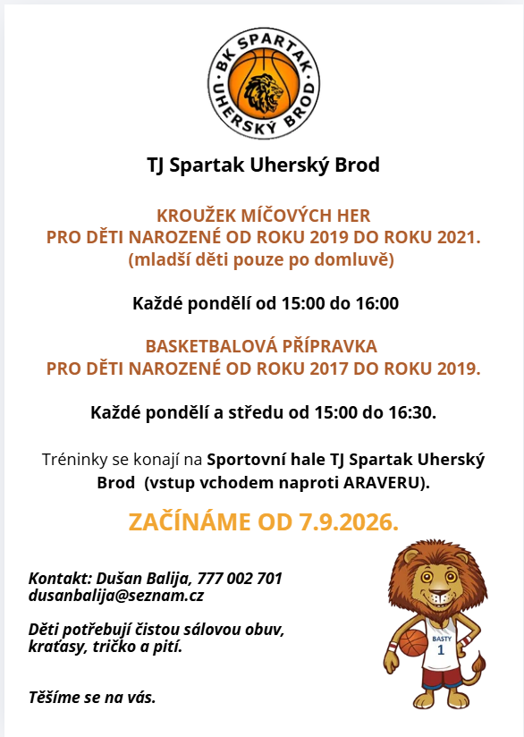 🏀 Hledáme nové baskeťačky a baskeťáky!