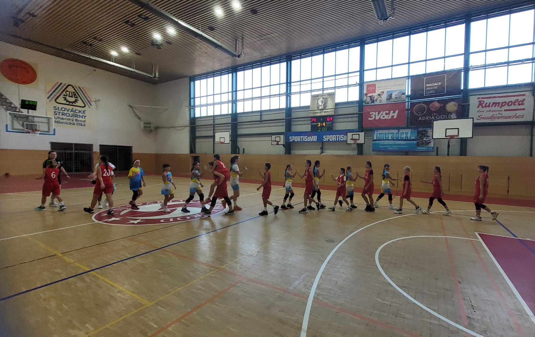 Holky WU13 v přípravě na sezónu se Spartak Myjava