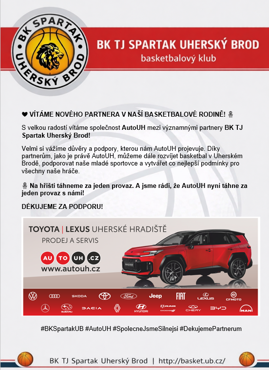 Vítáme mezi námi 🏀 nového partnera ❤️
